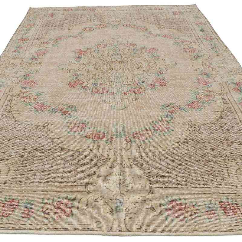 Vintage Turkish Hand-Knotted Rug - 5' 5" x 9'  (65" x 108") - K0063610