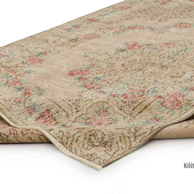 Vintage Turkish Hand-Knotted Rug - 5' 5" x 9'  (65" x 108") - K0063610