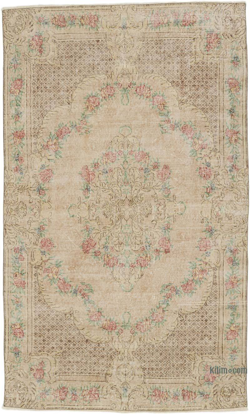Vintage Turkish Hand-Knotted Rug - 5' 5" x 9'  (65" x 108") - K0063610