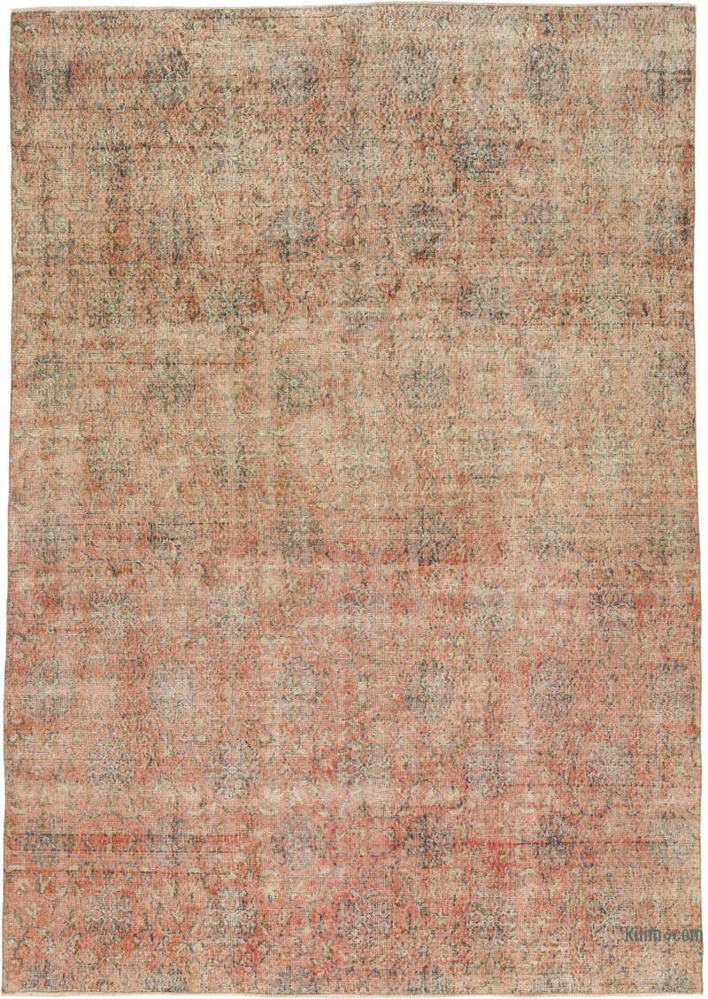 Alfombra Vintage Turca Anudada a Mano - 205 cm x 290 cm - K0063615