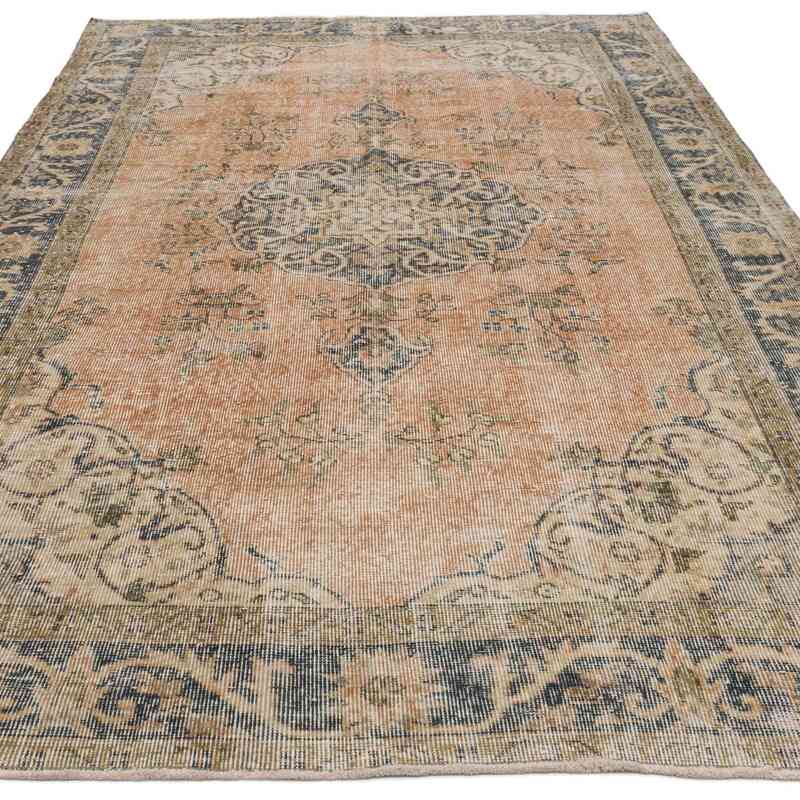 Vintage Turkish Hand-Knotted Rug - 5' 7" x 9' 3" (67" x 111") - K0063618