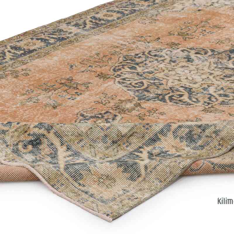Vintage Turkish Hand-Knotted Rug - 5' 7" x 9' 3" (67" x 111") - K0063618