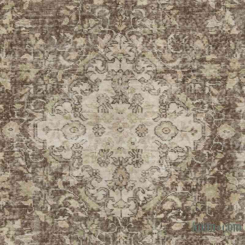 Alfombra Vintage Turca Anudada a Mano - 141 cm x 254 cm - K0063619