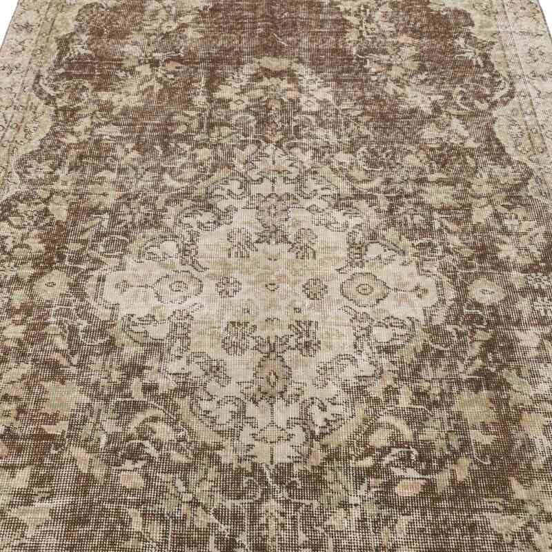 Alfombra Vintage Turca Anudada a Mano - 141 cm x 254 cm - K0063619