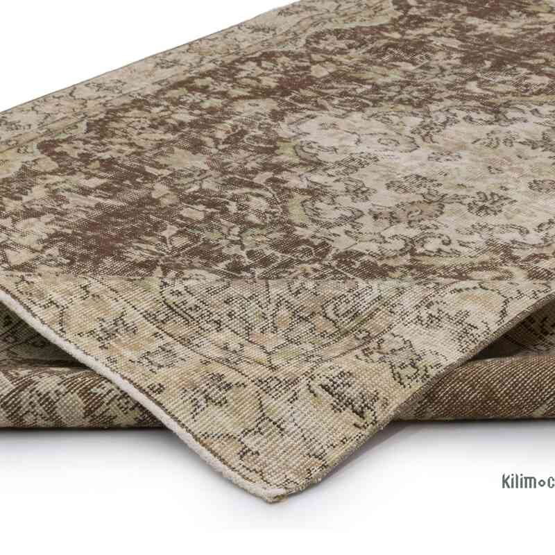 Alfombra Vintage Turca Anudada a Mano - 141 cm x 254 cm - K0063619