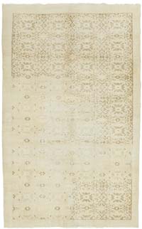 Vintage Turkish Hand-Knotted Rug - 5' 11" x 9' 5" (71" x 113")