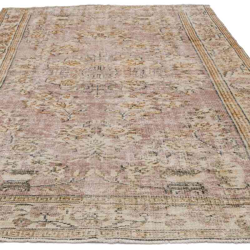 Alfombra Vintage Turca Anudada a Mano - 181 cm x 261 cm - K0063643