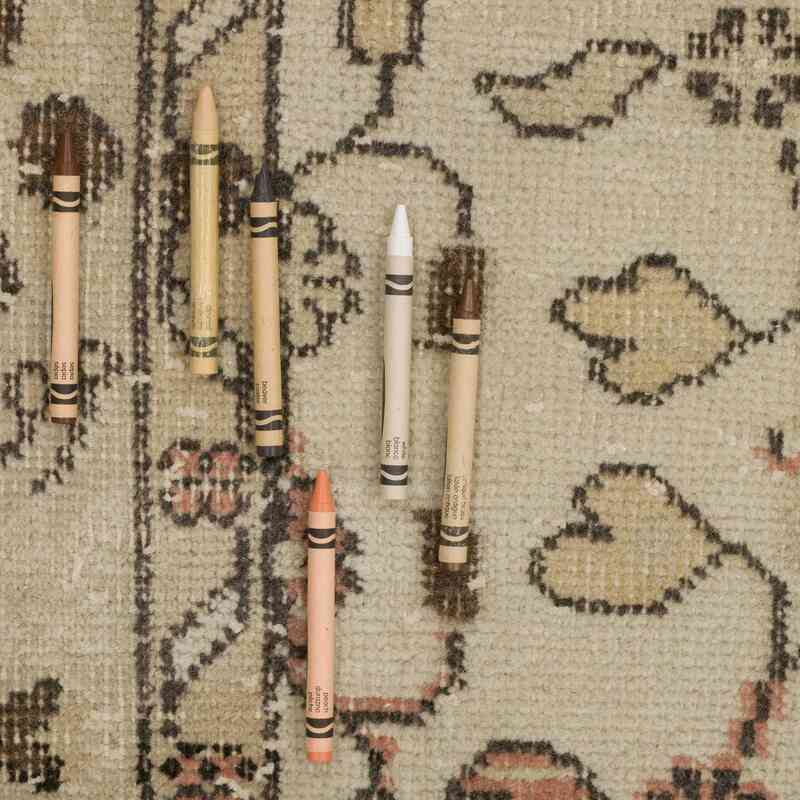 Alfombra Vintage Turca Anudada a Mano - 181 cm x 295 cm - K0063645