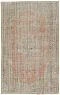 Vintage Turkish Hand-Knotted Rug - 5' 5" x 8' 7" (65" x 103")