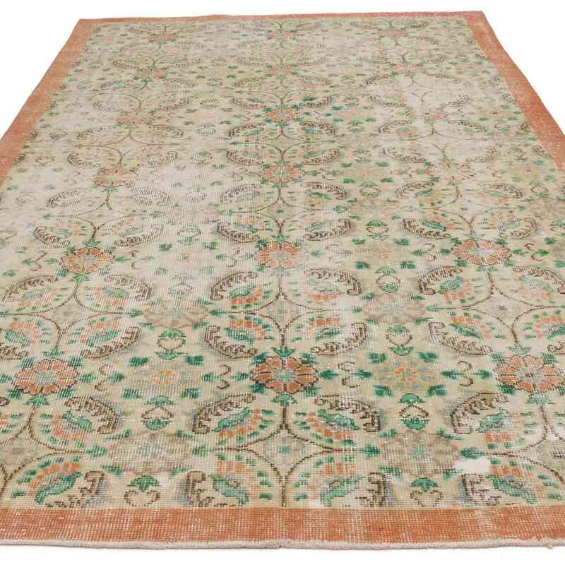 Vintage Turkish Hand-Knotted Rug - 5' 4" x 9' 2" (64" x 110") - K0063652