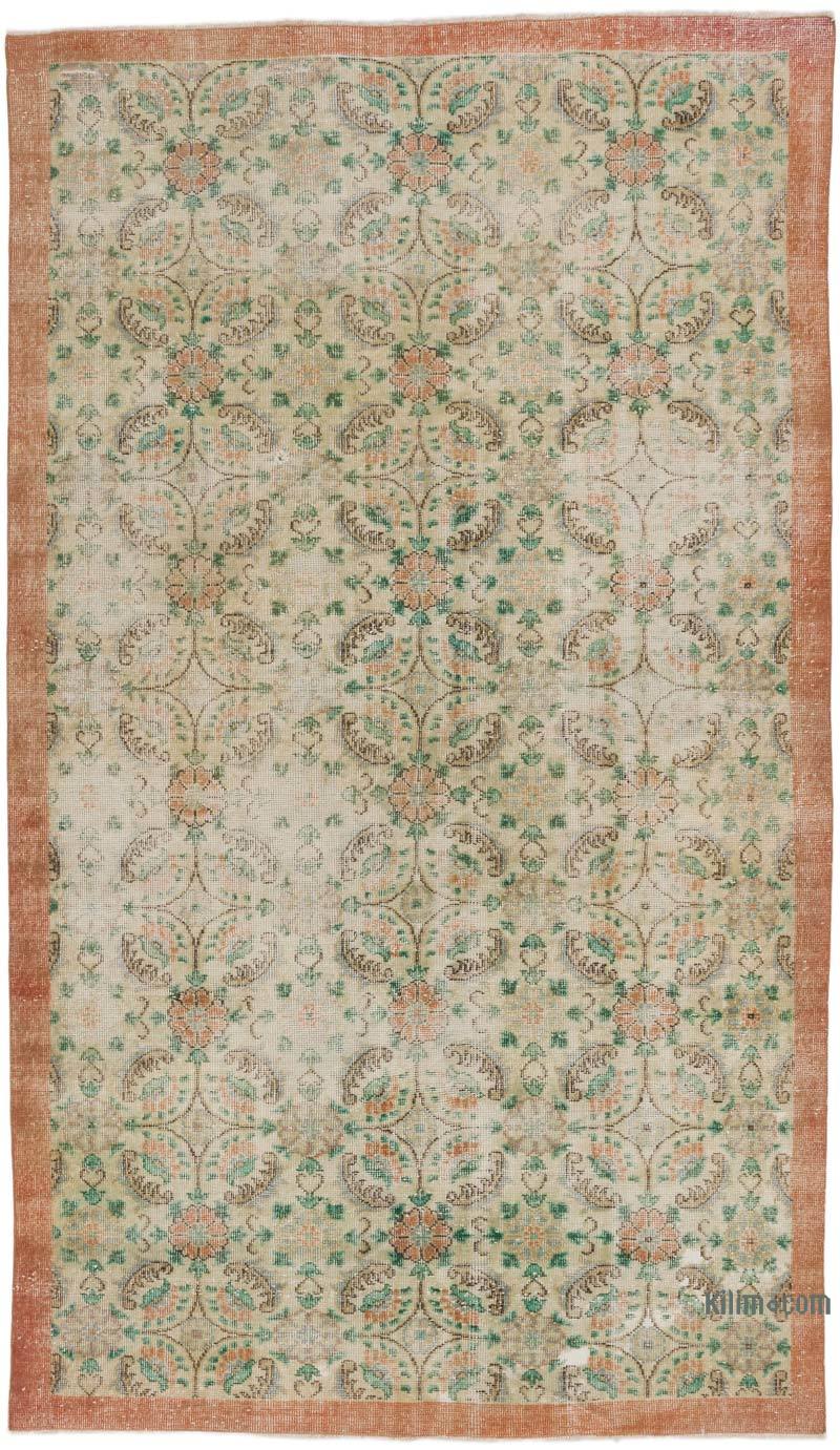 Vintage Turkish Hand-Knotted Rug - 5' 4" x 9' 2" (64" x 110") - K0063652