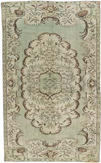 Alfombra Vintage Turca Anudada a Mano - 168 cm x 271 cm