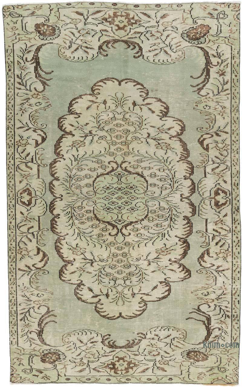 Alfombra Vintage Turca Anudada a Mano - 168 cm x 271 cm - K0063658