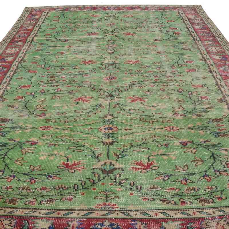 Vintage Turkish Hand-Knotted Rug - 6' 5" x 10'  (77 in. x 120 in.) - K0063667