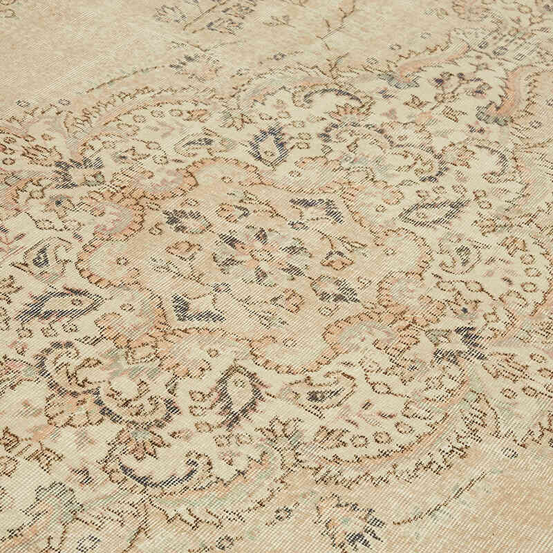 Vintage Turkish Hand-Knotted Rug - 7' 10" x 12' 2" (94" x 146") - K0063691