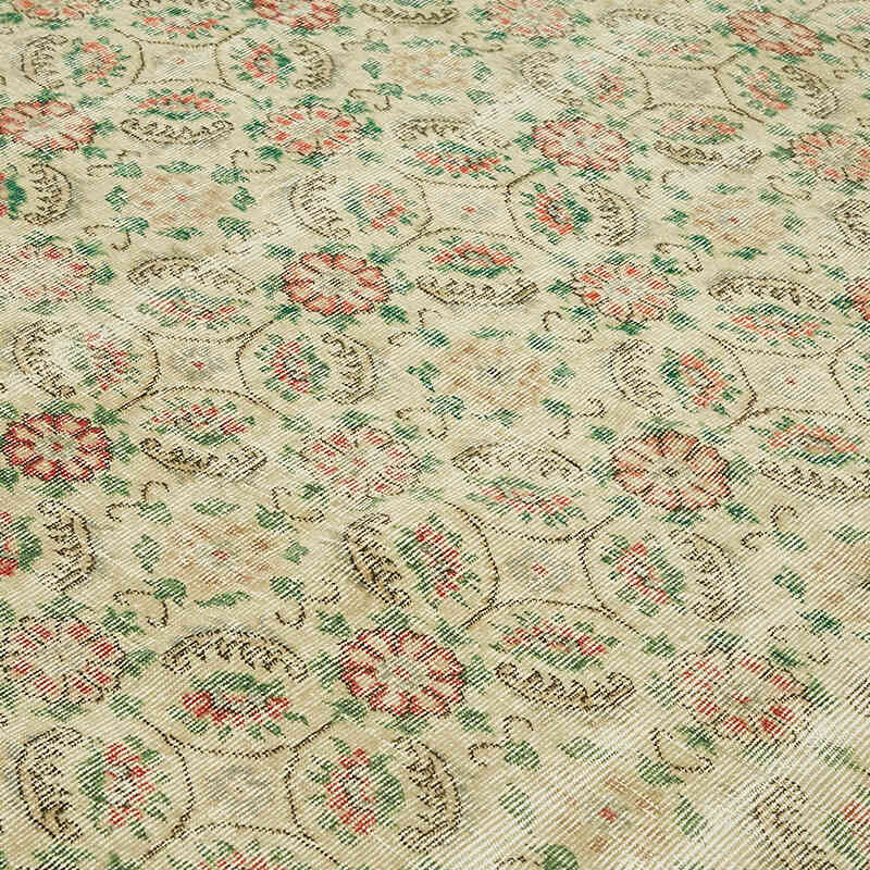 Vintage Turkish Hand-Knotted Rug - 7' 10" x 11' 8" (94" x 140") - K0063692