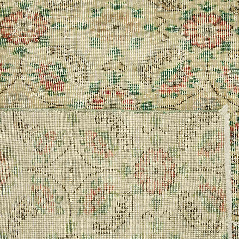 Vintage Turkish Hand-Knotted Rug - 7' 10" x 11' 8" (94" x 140") - K0063692