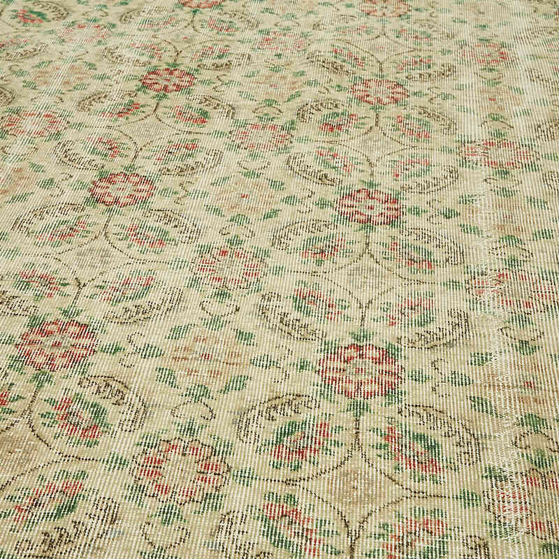Vintage Turkish Hand-Knotted Rug - 7' 10" x 11' 8" (94" x 140") - K0063692