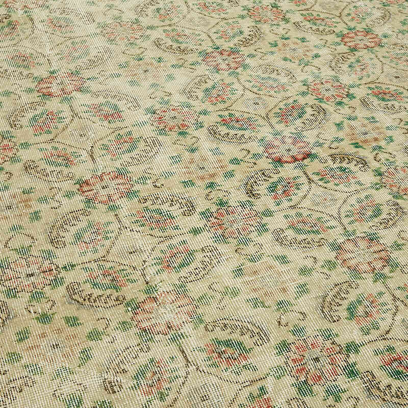 Vintage Turkish Hand-Knotted Rug - 7' 10" x 11' 8" (94" x 140") - K0063692