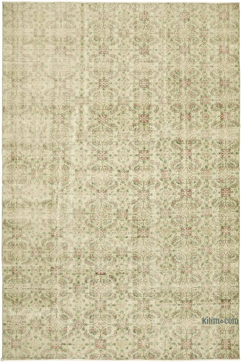 Vintage Turkish Hand-Knotted Rug - 7' 10" x 11' 8" (94" x 140") - K0063692
