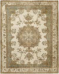 Vintage Turkish Hand-Knotted Rug - 10'  x 12' 4" (120" x 148")