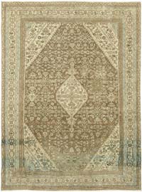 Vintage Hand-Knotted Oriental Rug - 8' 4" x 11' 7" (100" x 139")