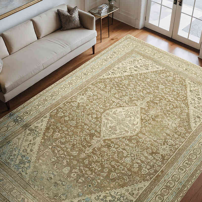 Alfombra Oriental Vintage Anudada a Mano - 255 cm x 352 cm - K0063700