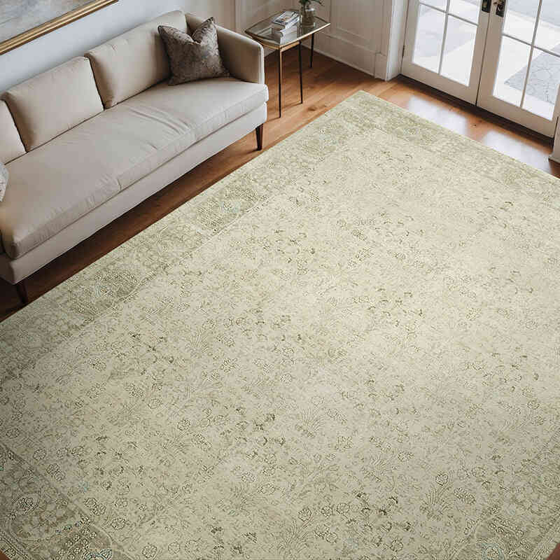 Alfombra Oriental Vintage Anudada a Mano - 285 cm x 355 cm - K0063709