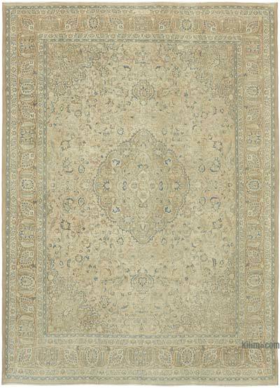 El Dokuma Vintage İran Halısı - 285 cm x 393 cm