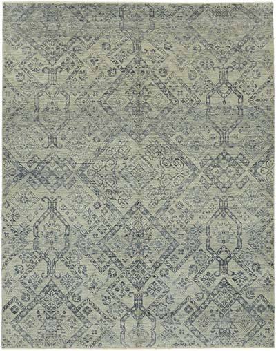New Hand-Knotted Rug - 8' 1" x 10'  (97 in. x 120 in.)