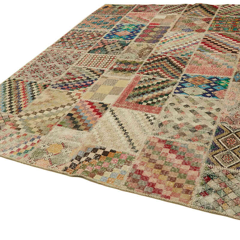 Patchwork El Dokuma Halı - 250 cm x 300 cm - K0063775