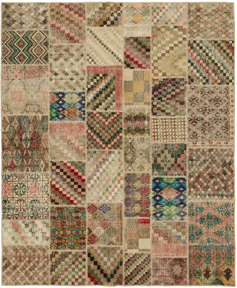 Patchwork El Dokuma Halı - 250 cm x 300 cm - K0063775