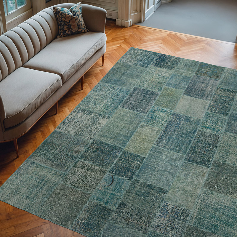 Alfombra Turca de Retazos - 238 cm x 300 cm - K0063793