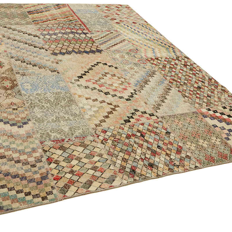 Patchwork El Dokuma Halı - 250 cm x 300 cm - K0063801