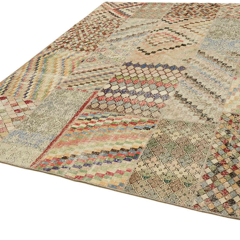 Patchwork El Dokuma Halı - 250 cm x 300 cm - K0063801