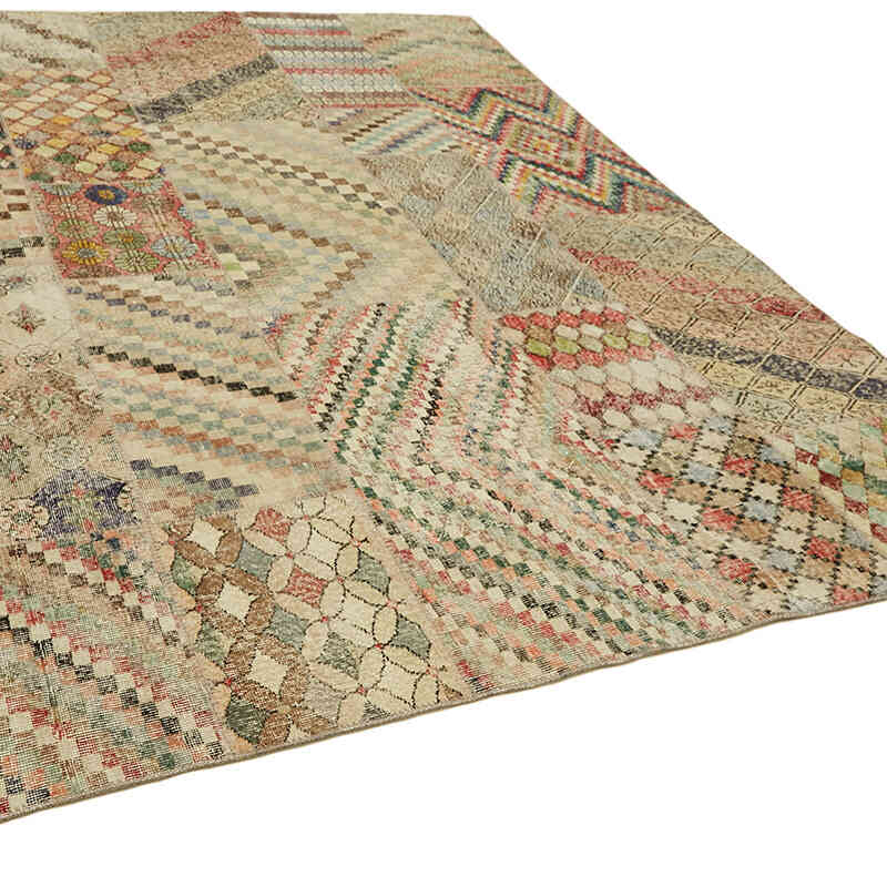 Patchwork El Dokuma Halı - 250 cm x 300 cm - K0063803
