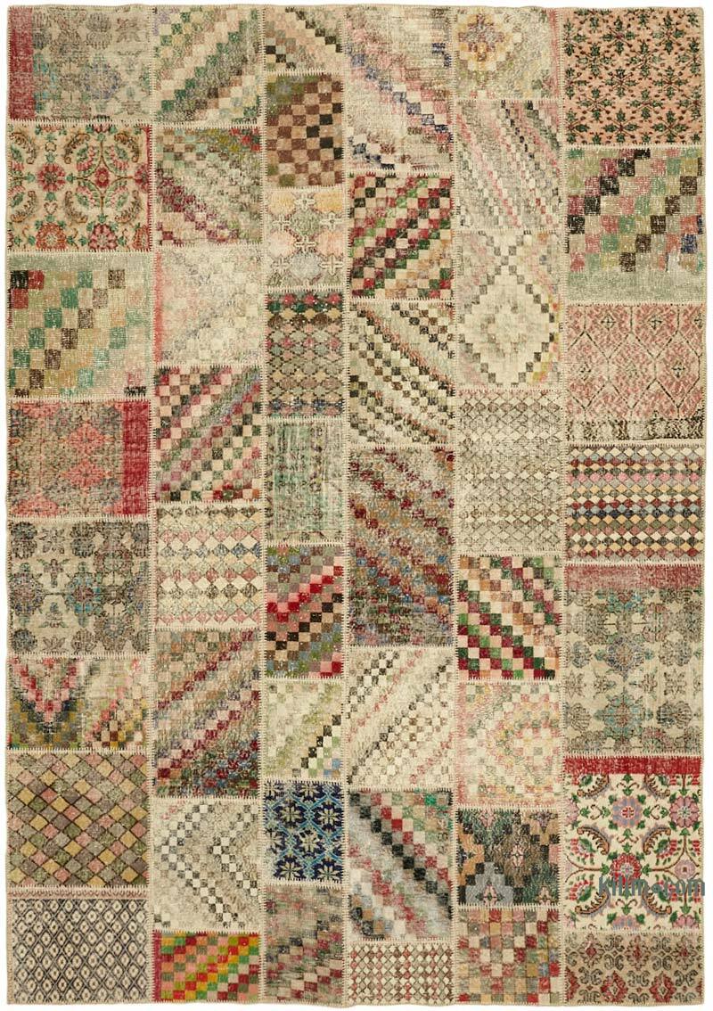 Patchwork El Dokuma Halı - 250 cm x 350 cm - K0063810