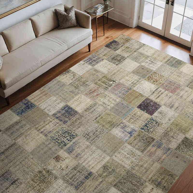 Alfombra Turca de Retazos - 260 cm x 354 cm - K0063819