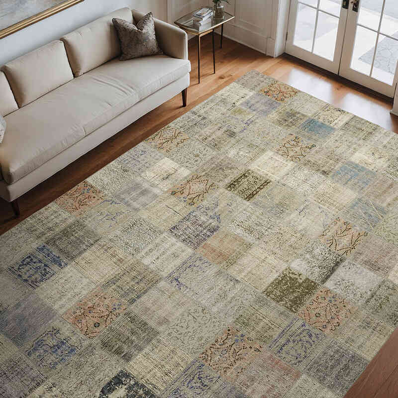 Alfombra Turca de Retazos - 260 cm x 353 cm - K0063820