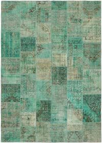 Patchwork El Dokuma Halı - 252 cm x 347 cm