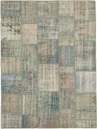 Patchwork El Dokuma Halı - 175 cm x 242 cm