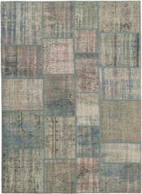 Patchwork El Dokuma Halı - 175 cm x 242 cm