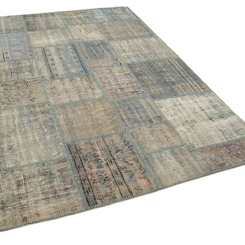 Patchwork El Dokuma Halı - 175 cm x 244 cm - K0063836