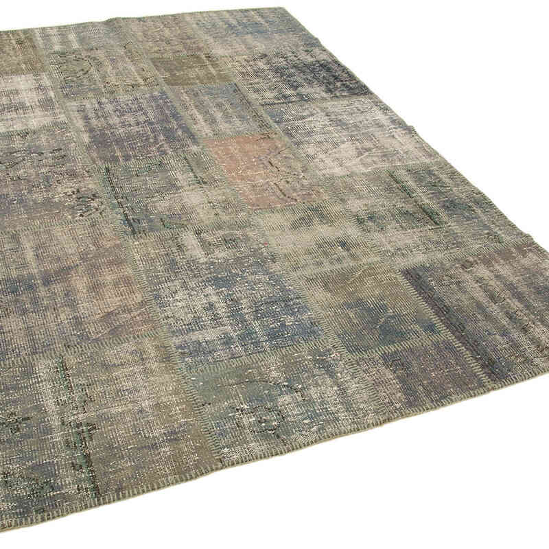 Patchwork El Dokuma Halı - 176 cm x 246 cm - K0063842