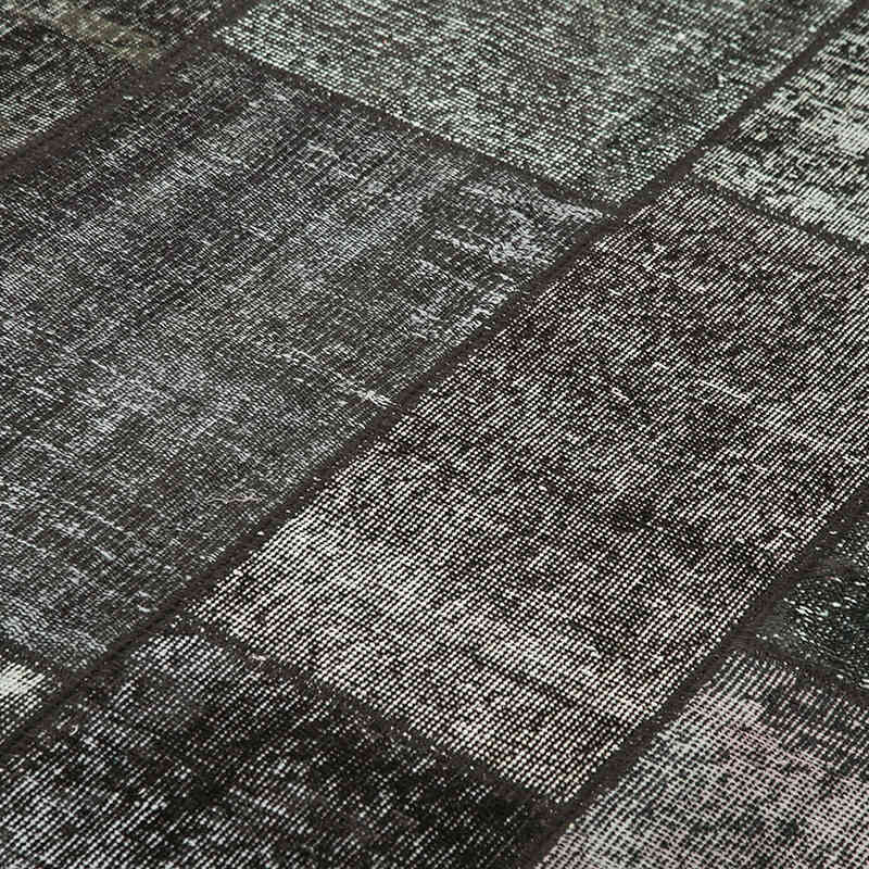 Patchwork Hand-Knotted Turkish Rug - 5' 8" x 7' 10" (68" x 94") - K0063851