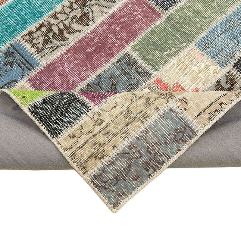 Patchwork El Dokuma Halı - 173 cm x 231 cm - K0063852