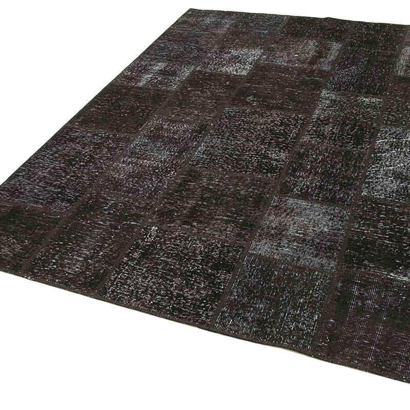 Patchwork Hand-Knotted Turkish Rug - 5' 8" x 7' 11" (68 in. x 95 in.) - K0063853