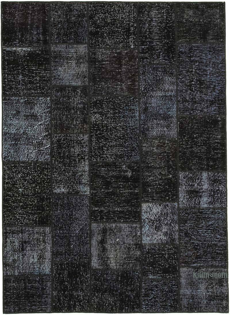 Patchwork Hand-Knotted Turkish Rug - 5' 8" x 7' 11" (68 in. x 95 in.) - K0063853