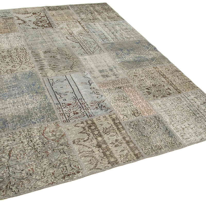 Azul Alfombra Turca de Retazos - 170 cm x 240 cm - K0063854