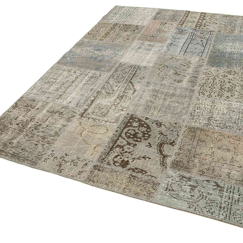 Azul Alfombra Turca de Retazos - 170 cm x 240 cm - K0063854